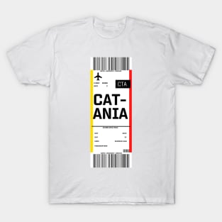 Boarding pass for Catania T-Shirt